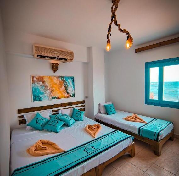 디럭스 룸 바다 전망, Bamboo House Hotel Dahab