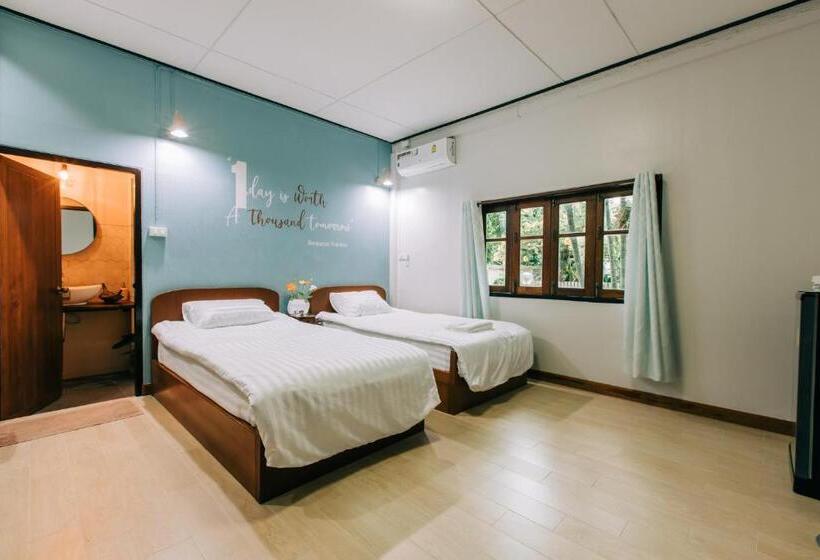 스탠다드 룸 가든 전망, Banya Bnb ที่พักบ้านย่าบีแอนด์บี เมืองประจวบฯ