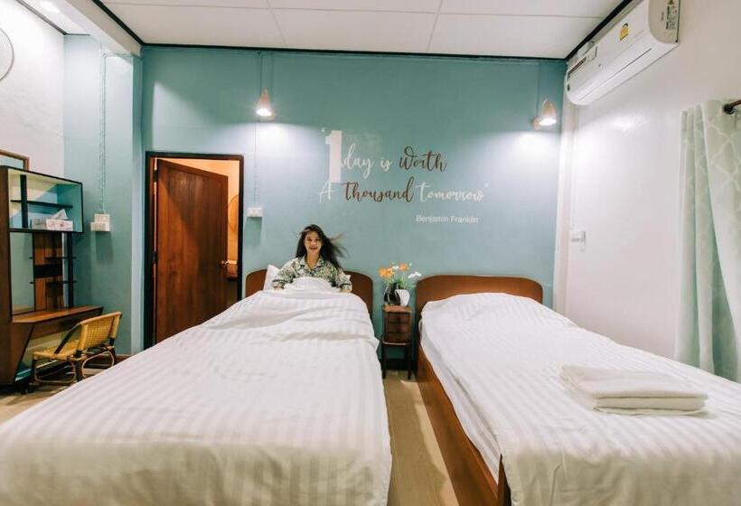 스탠다드 룸 가든 전망, Banya Bnb ที่พักบ้านย่าบีแอนด์บี เมืองประจวบฯ