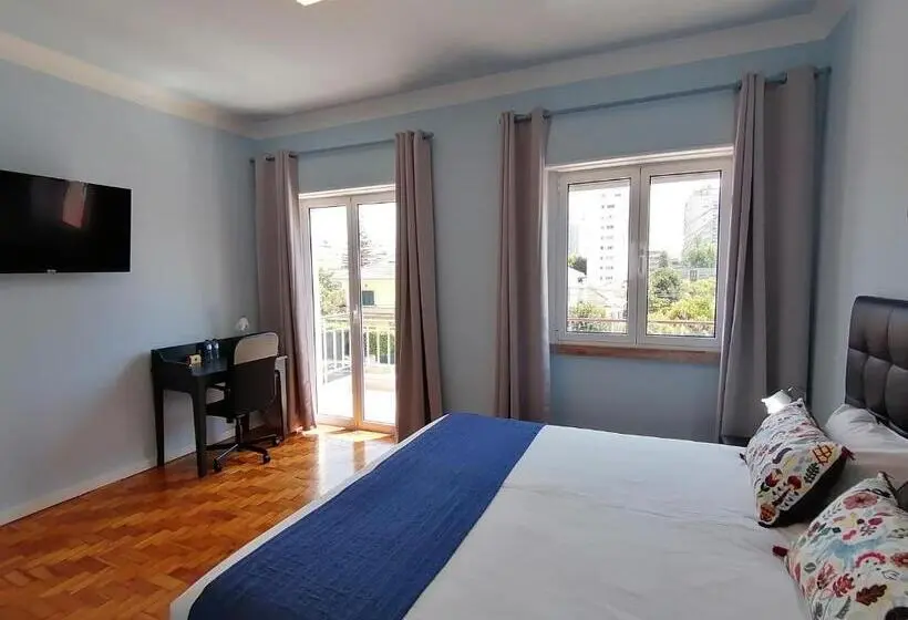 اتاق لوکس با تخت بزرگ, Sk Lisboa Villa Guesthouse