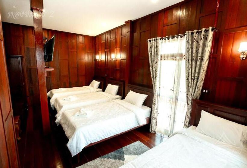 חדר סטנדרט לארבעה, Baan Lhang Wangh บ้านหลังวัง