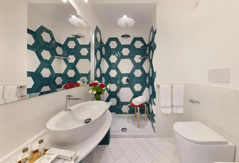 اتاق استاندارد با چشم‌انداز دریا, Gala Residence Villa Giovanna