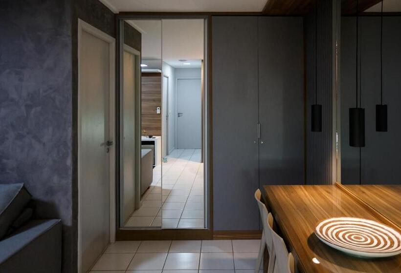 آپارتمان 1 خوابه, Neo Beira Mar Pajucara 2qts 2wifi 2 Garag  Adm Nutelss