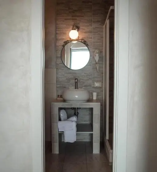 オーシャンビュースタンダードルームバルコニー付き, La Dimora Di Caboto B&b