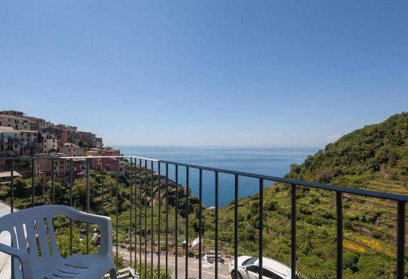 バルコニー付きデラックスルーム, Cecio 5 Terre Rooms