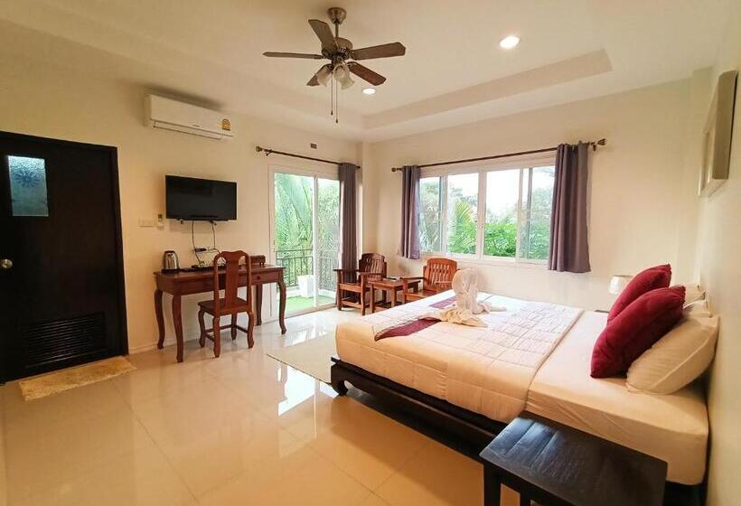 带大床的标准间, Baan Glangsuan Bang Kobua