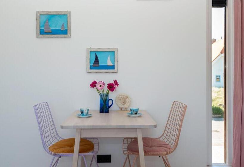 غرفة ديلوكس مزودة بشرفة, B&b Duinblick