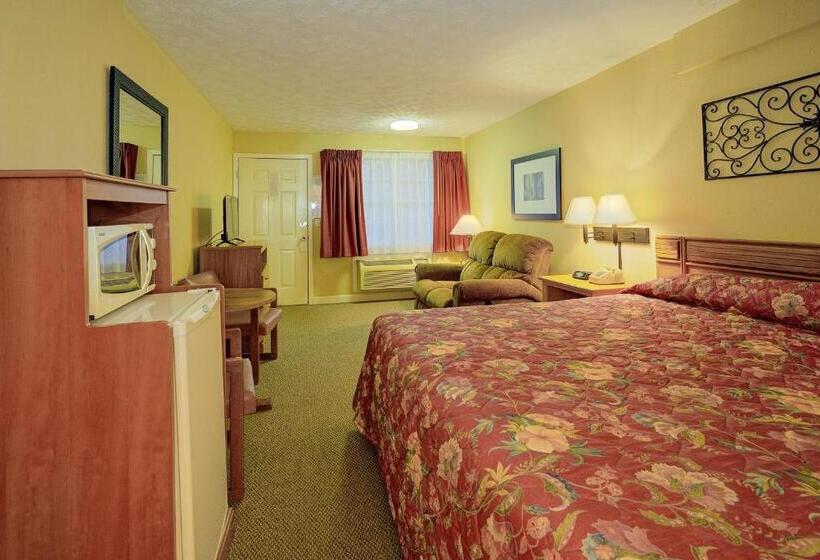 带大床的标准间, Mountain Aire Inn Sevierville  Pigeon Forge