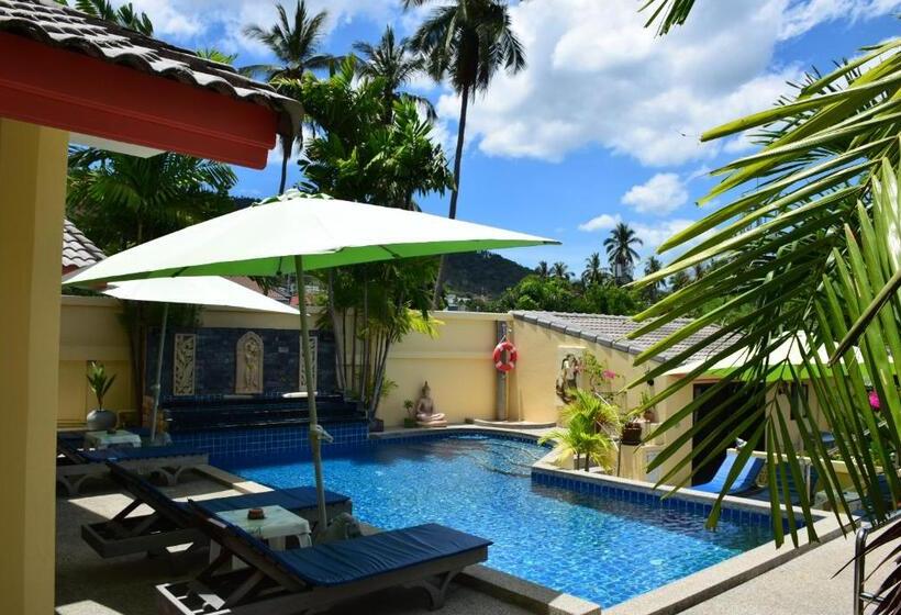 스탠다드 룸 풀장 전망, Angelot Villa