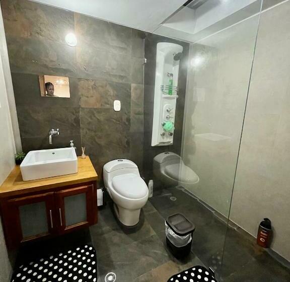 Номер Стандарт Четырехместный Совместный Санузел, ámbar Hostel San Gil