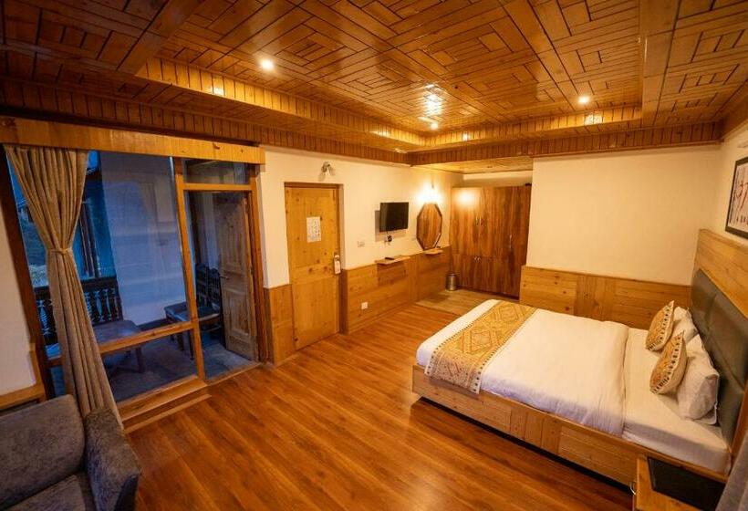 اتاق استاندارد با چشمانداز کوهستان, Amarys Boutique Stays Manali