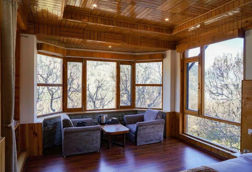 اتاق استاندارد با چشمانداز کوهستان, Amarys Boutique Stays Manali