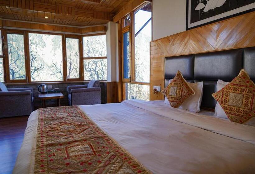스탠다드 룸 산 전망, Amarys Boutique Stays Manali