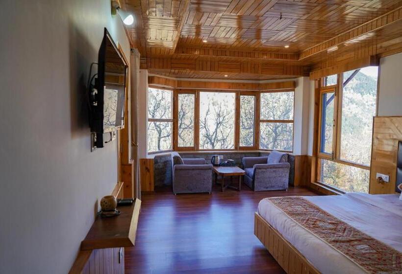 اتاق استاندارد با چشمانداز کوهستان, Amarys Boutique Stays Manali