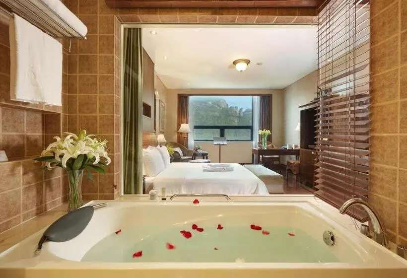 キングサイズベッドのデラックスルーム, C&d Resort,wuyi Mountain