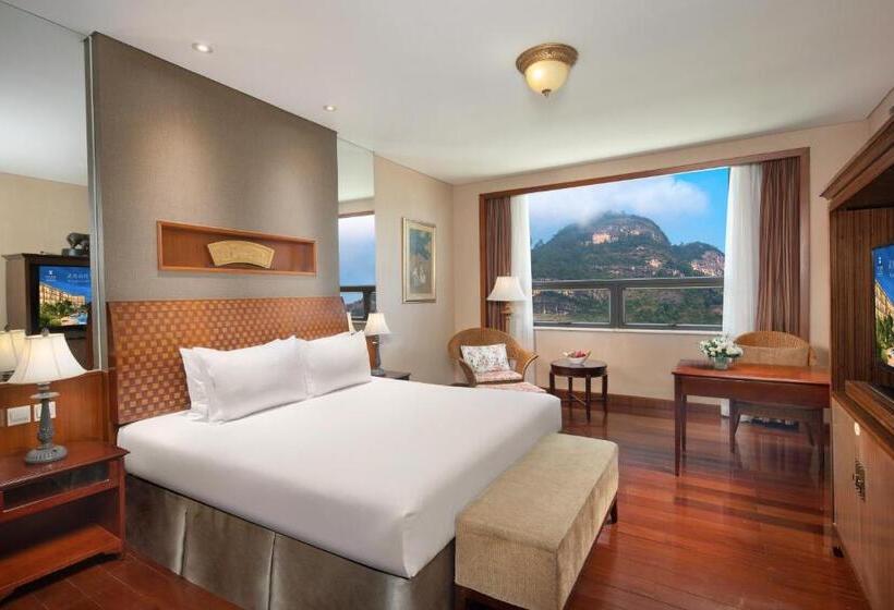 חדר דחוקס עם מיטת קינג, C&d Resort,wuyi Mountain