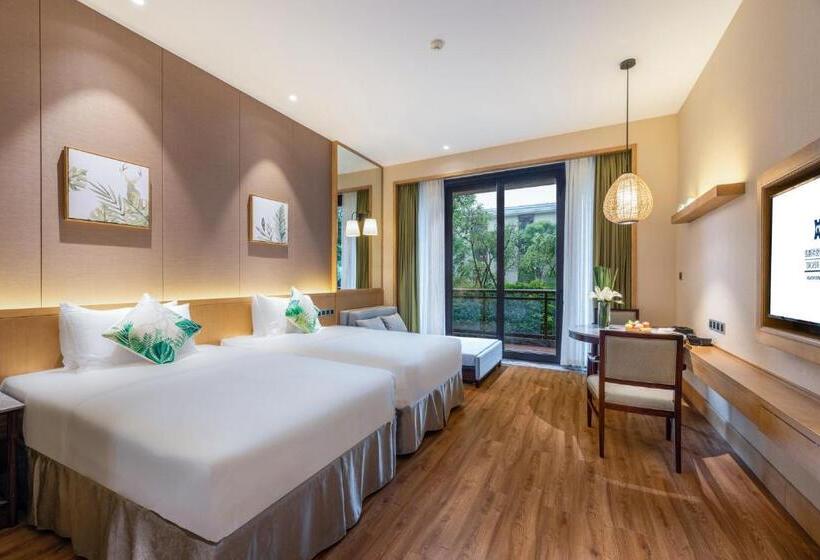 חדר דלוקס נוף לגינה, C&d Resort,wuyi Mountain