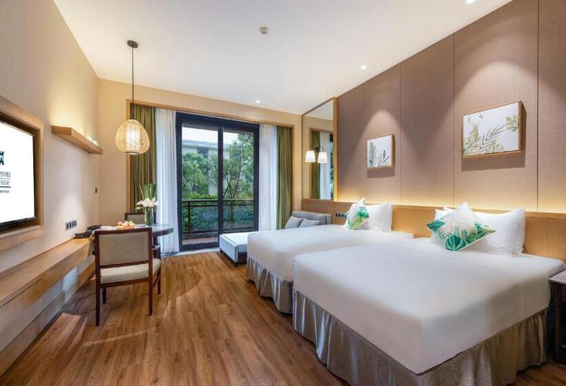 חדר דלוקס נוף לגינה, C&d Resort,wuyi Mountain