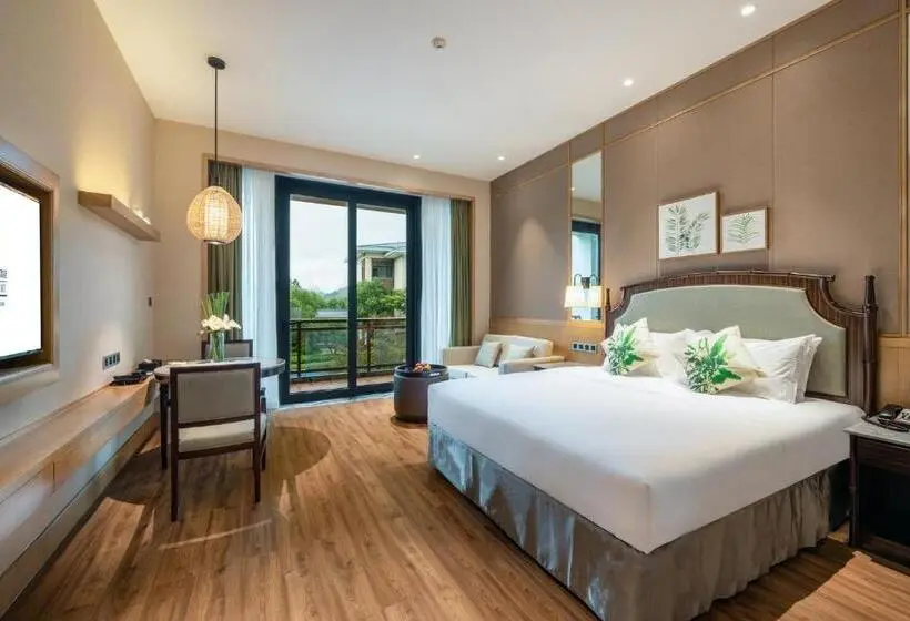 キングサイズベッドのデラックスルーム, C&d Resort,wuyi Mountain