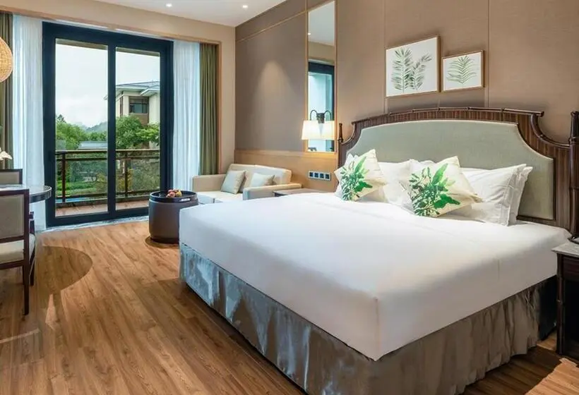 キングサイズベッドのデラックスルーム, C&d Resort,wuyi Mountain