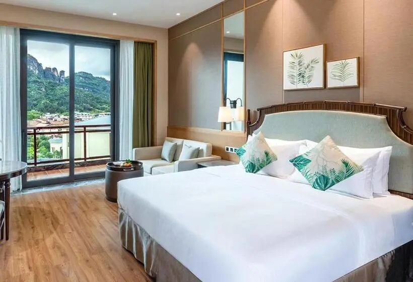 キングサイズベッドのデラックスルーム, C&d Resort,wuyi Mountain