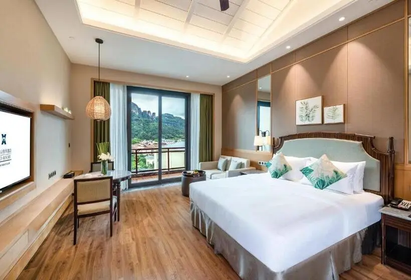 キングサイズベッドのデラックスルーム, C&d Resort,wuyi Mountain