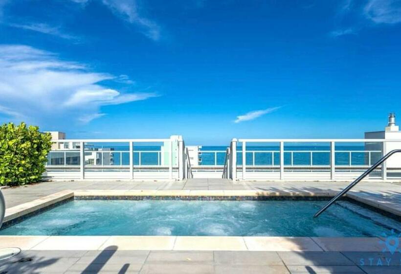 خانه 1 خوابه, Worth Traveling Rooftop Pool   Hollywood Beach   Gym