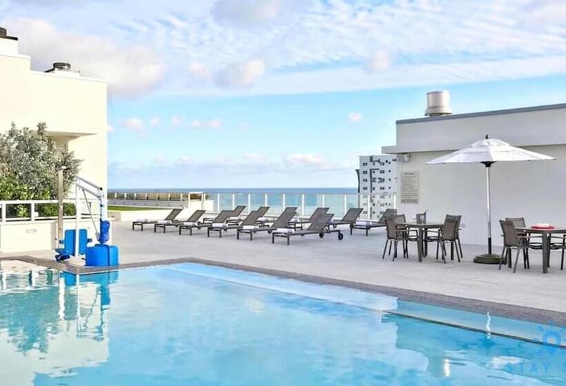 １ベッドルームハウス, Worth Traveling Rooftop Pool   Hollywood Beach   Gym