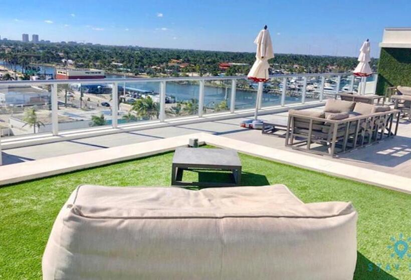 １ベッドルームハウス, Worth Traveling Rooftop Pool   Hollywood Beach   Gym