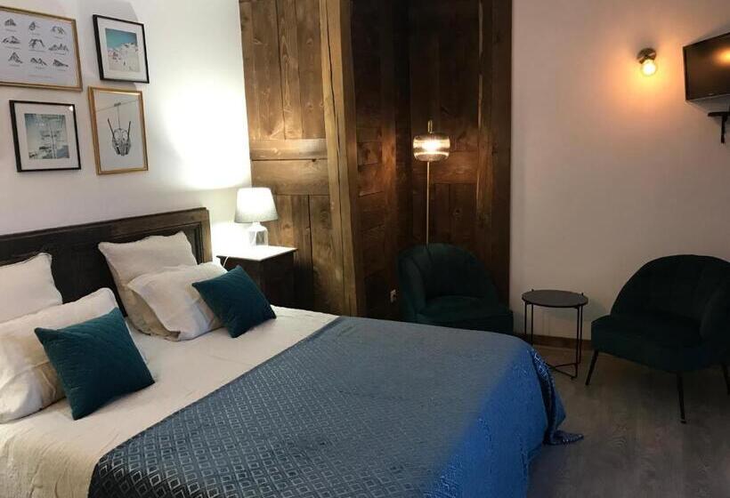 غرفة قياسية مطلة على الجبل, La Perle De La Lauzière, Chambres D Hôtes