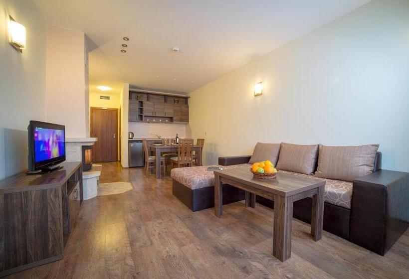 דירה בת חדר שינה 1 עם מרפסת, Oak Residence Hotel & Relax