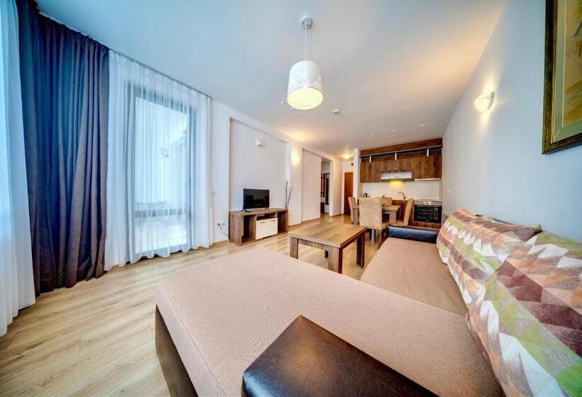 דירה בת חדר שינה 1 עם מרפסת, Oak Residence Hotel & Relax