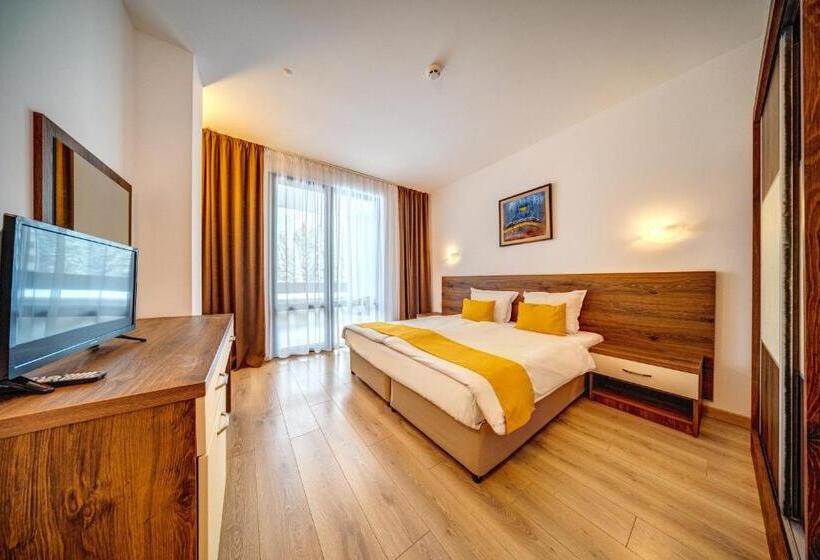 דירה בת חדר שינה 1 עם מרפסת, Oak Residence Hotel & Relax