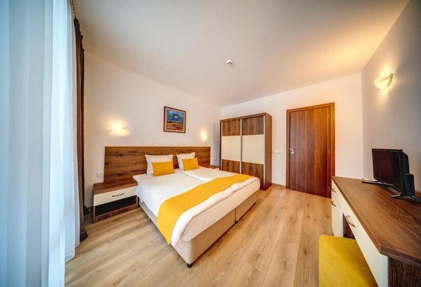 דירה בת חדר שינה 1 עם מרפסת, Oak Residence Hotel & Relax