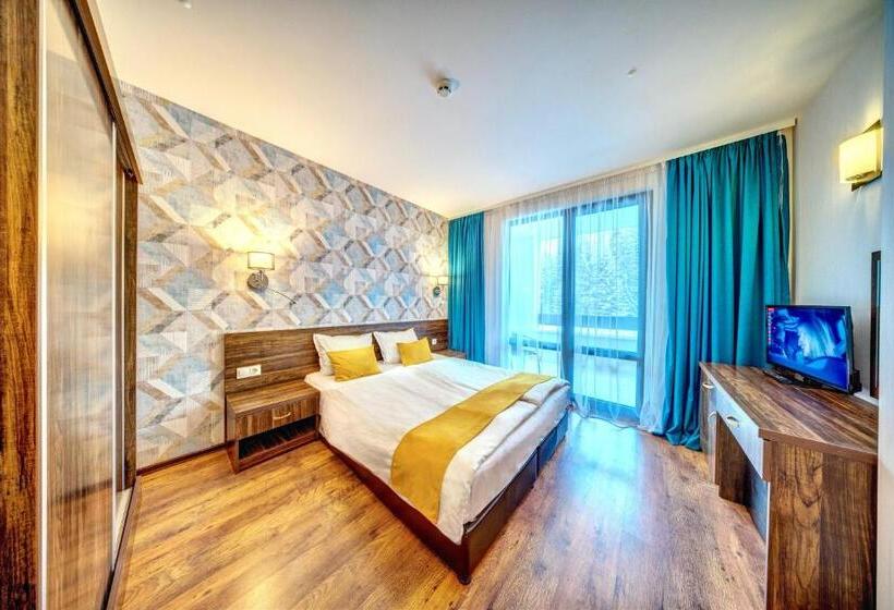 דירה בת חדר שינה 1 עם מרפסת, Oak Residence Hotel & Relax