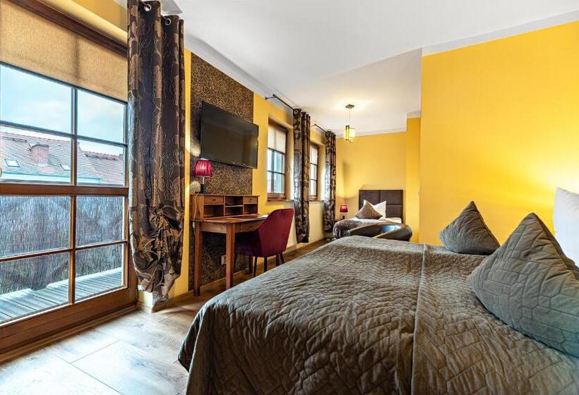 شقة غرفة نوم واحدة مزودة بشُرفة, Pensjonat Miejski