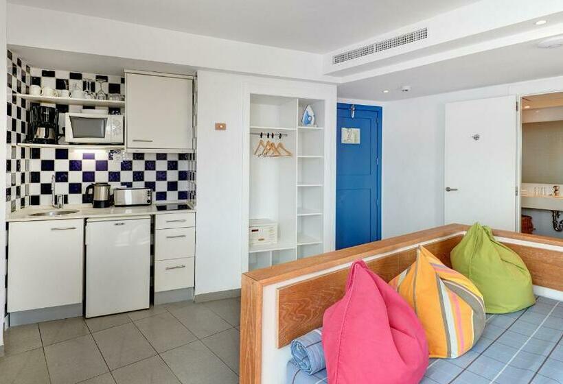 침실 1개 바다 전망 아파트, Hipotels Apartamentos Cala Bona