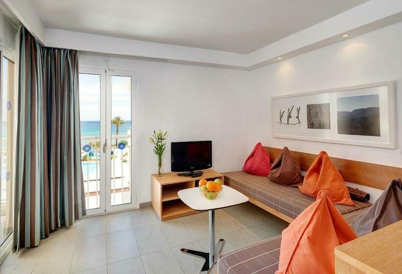 침실 1개 풀장 전망 아파트, Hipotels Apartamentos Cala Bona