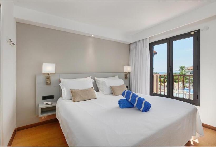 침실 1개 바다 전망 아파트, Hipotels Apartamentos Cala Bona