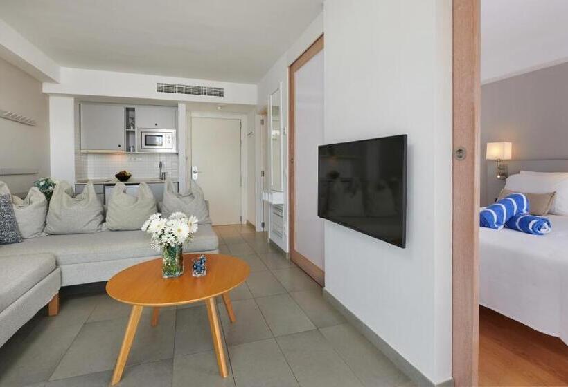 침실 1개 풀장 전망 아파트, Hipotels Apartamentos Cala Bona