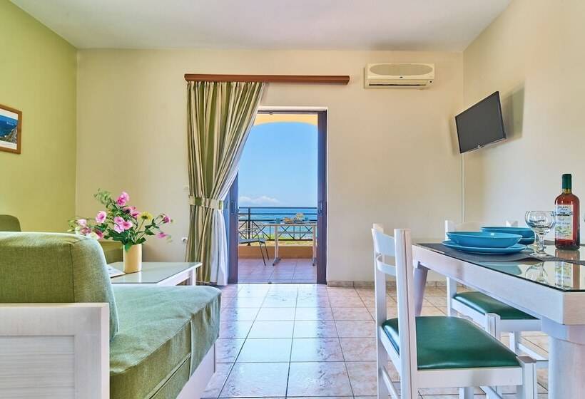 침실 2개 바다 전망 아파트, Nanakis Beach Apartments