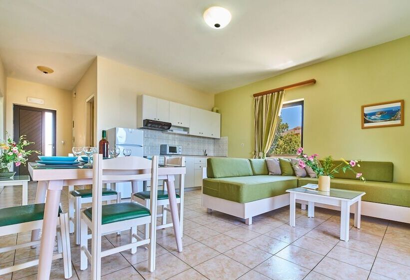 침실 2개 바다 전망 아파트, Nanakis Beach Apartments