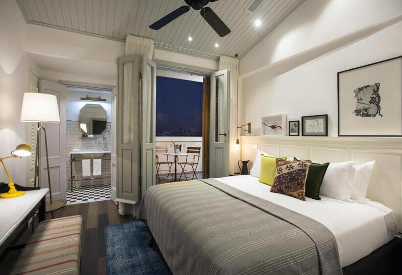 חדר סטנדרט נוף לים עם מרפסת, Market House An Atlas Boutique