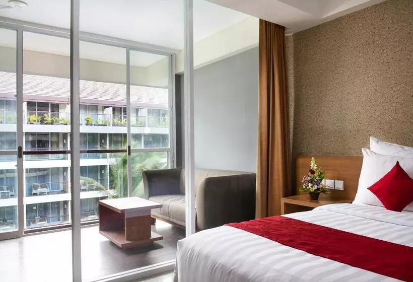 Deluxe-huone Allasnäkymä, Ramada Encore By Wyndham Bali Seminyak