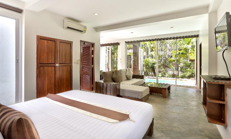 Villa 1 Hálószoba Uszodával, Sairee Hut Resort Koh Tao