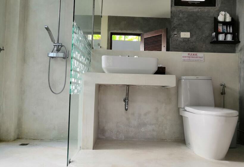 스탠다드 룸 가든 전망, Sairee Hut Resort Koh Tao