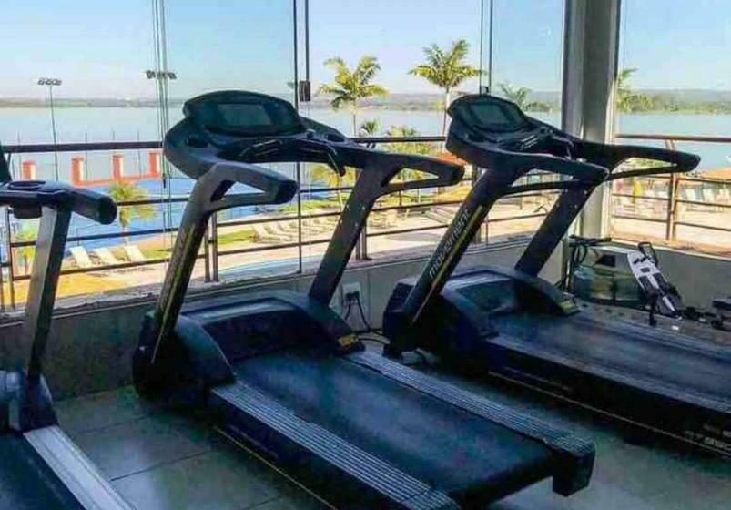 اتاق استاندارد چهار تخته, Flat Decoração Náutica C/vista Lago Paranoá