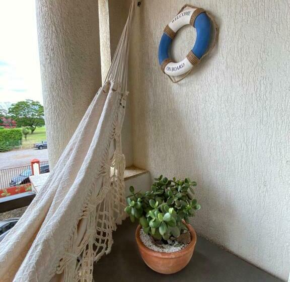 اتاق استاندارد چهار تخته, Flat Decoração Náutica C/vista Lago Paranoá