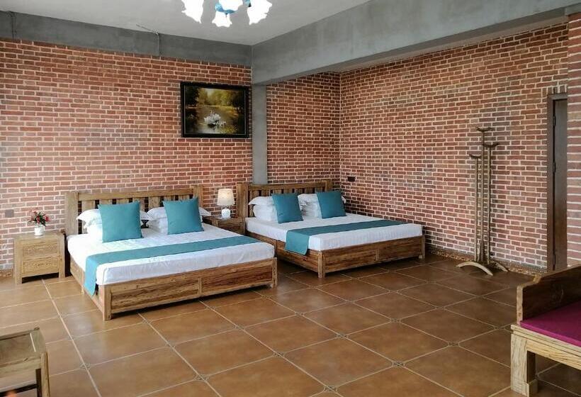 Pokój Standard Widok Rzeka, 悠然江景客栈 三峡店