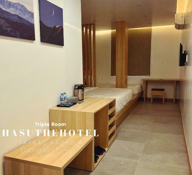 اتاق استاندارد سه نفره, Hasu The Hotel   Rach Gia